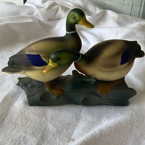 Vintage Porcelain Pair of Mallard Ducks nikoniko imports